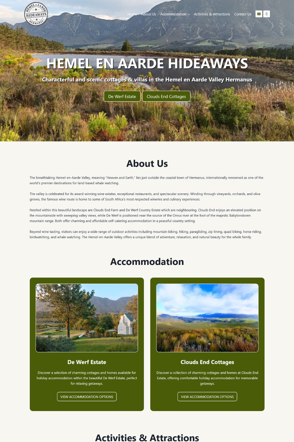 Hemel En Aarde Hideaways