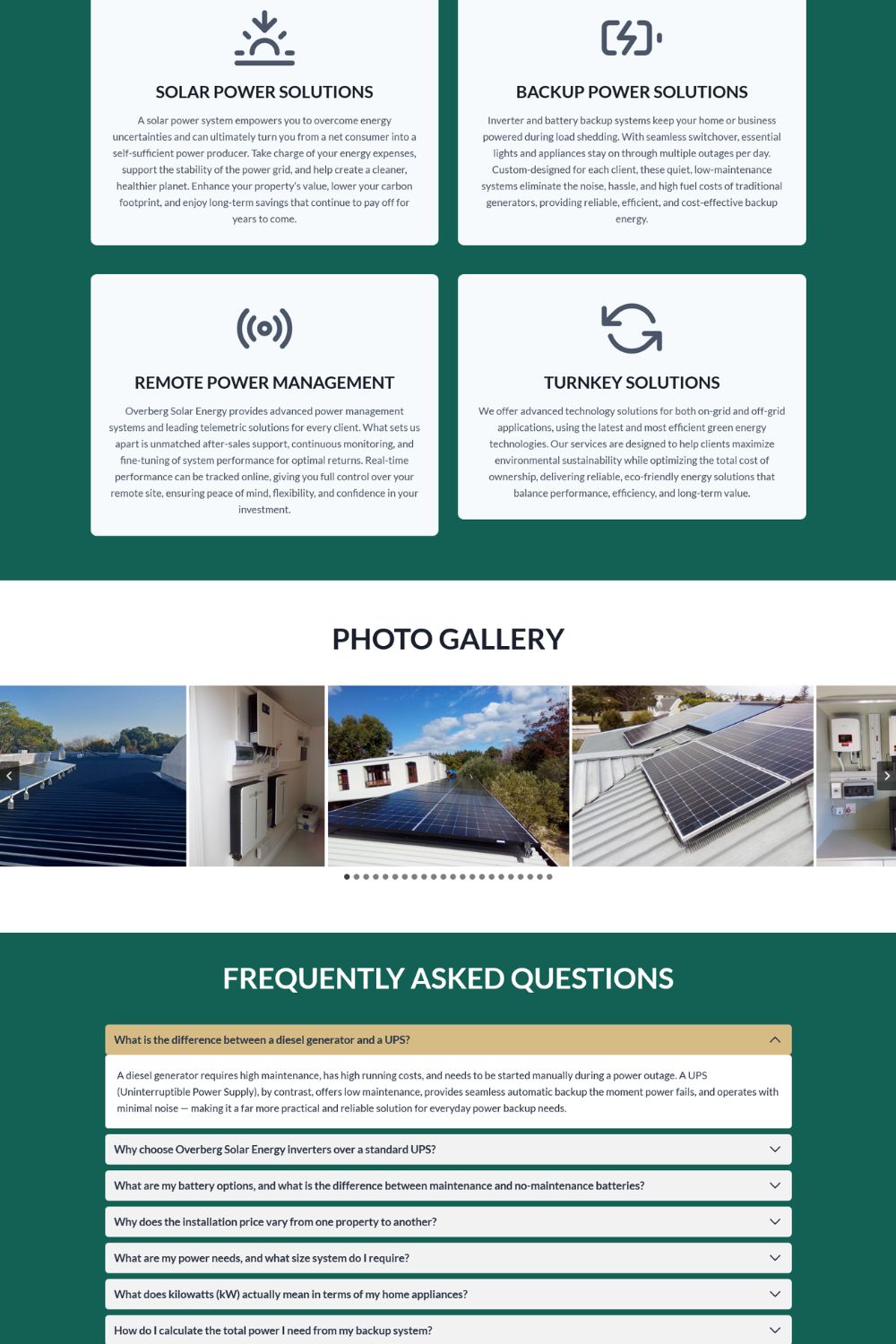 Overberg Solar Energy